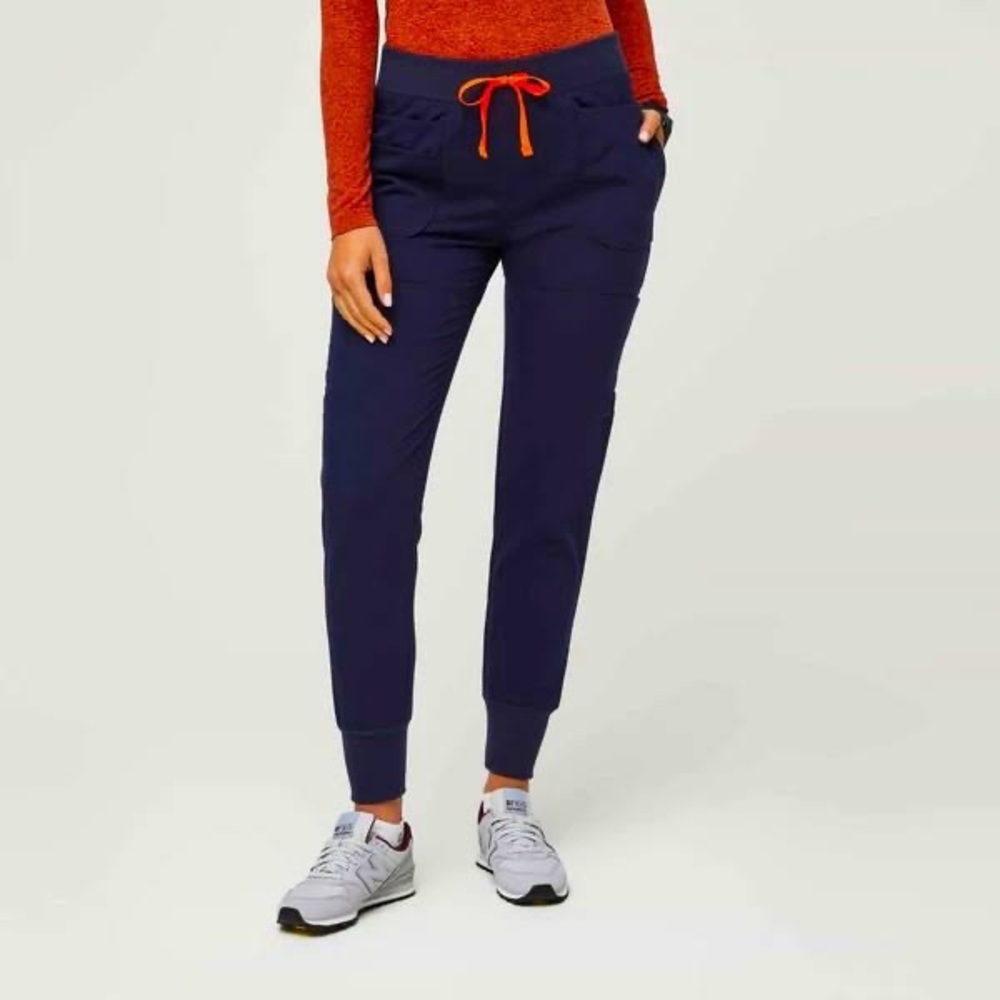 Figs Navy Nepal Petite Slim Jogger Scrub Pants *Limited Edition*